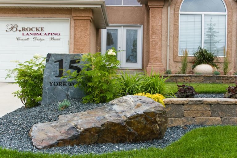 Boulders in Landscaping - Your Winnipeg Landscaping Experts