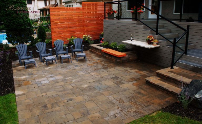 Belgard River Rock Patio | B. Rocke Landscaping | Winnipeg, Manitoba