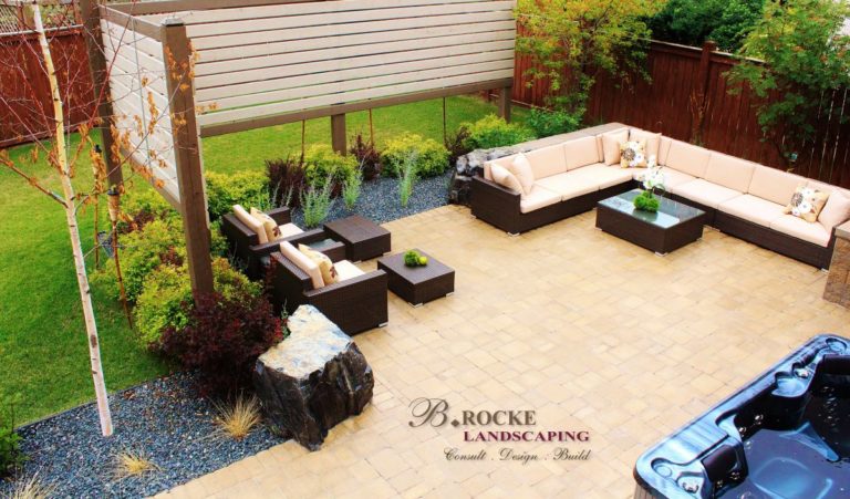 Square Patio | Roman Paver | B. Rocke Landscaping | Winnipeg, Manitoba